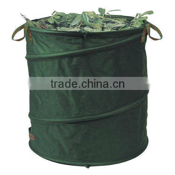 yellow and green 600D OXFORD printed pop up bag