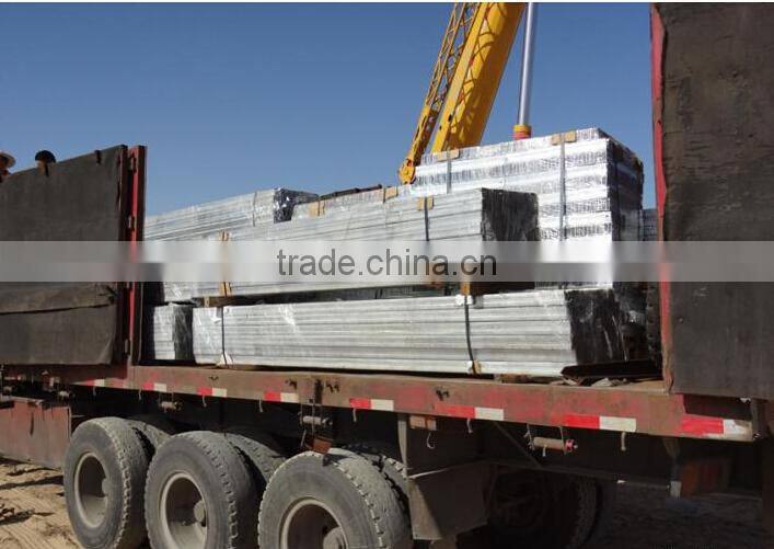 Galvanized perforated Square tube for Solar photovoltaic stents/Solar Stand / solar mounting bracket 60x60