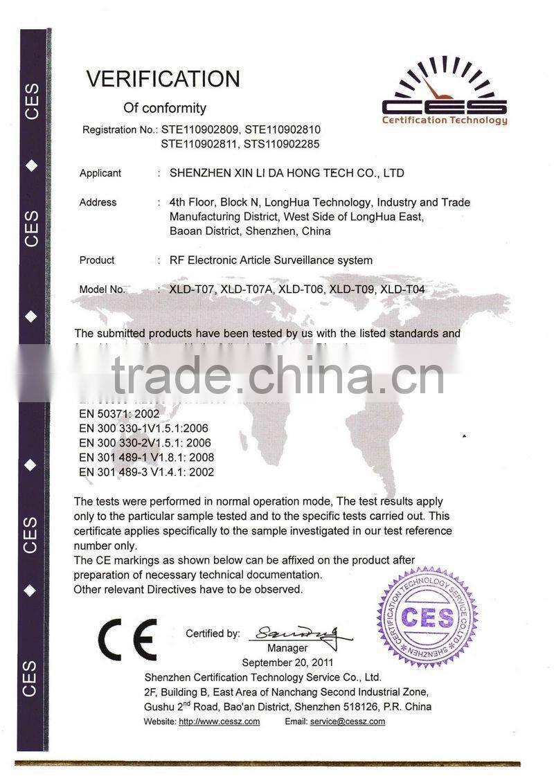 Best sensitivity handheld metal detector / walk throughn body scanner GC-1001