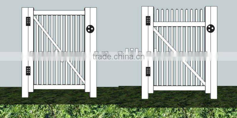 White or Tan vinyl fence