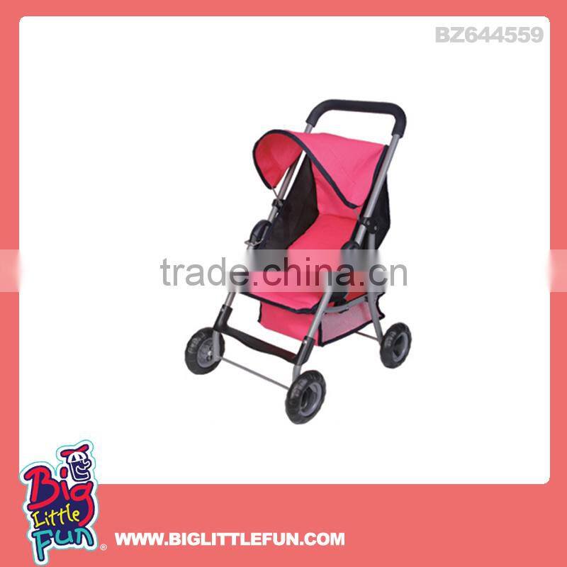 Lovely baby doll stroller toy with baby doll