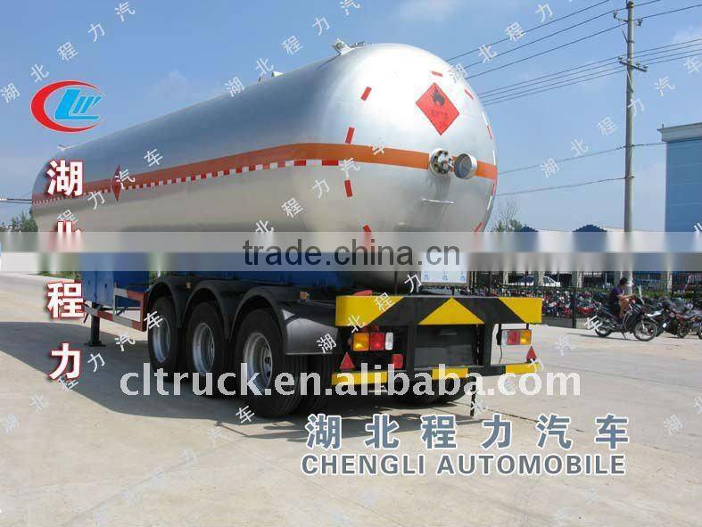 Tri-axle LPG pressure vessel semi-trailer for sale