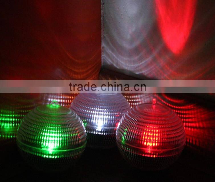 creative solar energy water floating lamp light operated night light