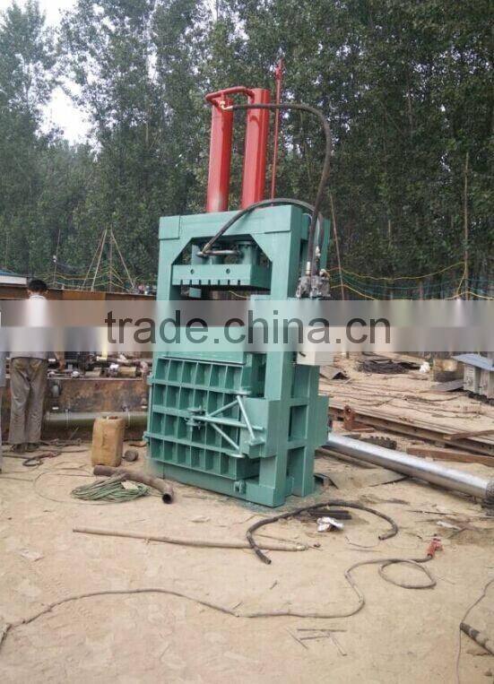 Industrial vertical hydraulic balers,cardboard baling press machine,hydraulic cotton bale press machine DY-80T