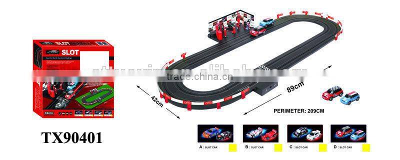 1:64 kids cars electric race track toy