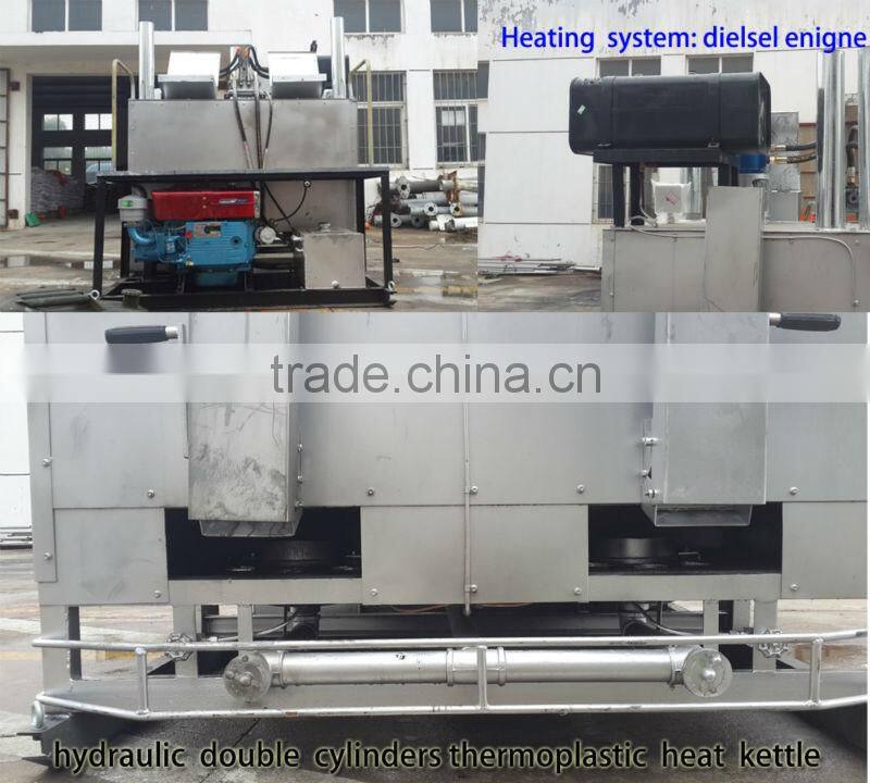 GD600 Mechanical double cylinder thermoplastic melt kettle