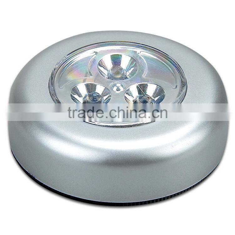 3LED touch light push lamp LED Push lamp led cabinet lamp Push Button led lamp