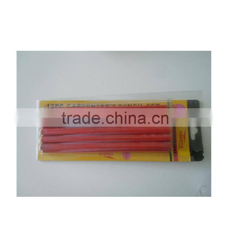 176-178*15*7mm standard size octagonal shape wooden carpenter pencil