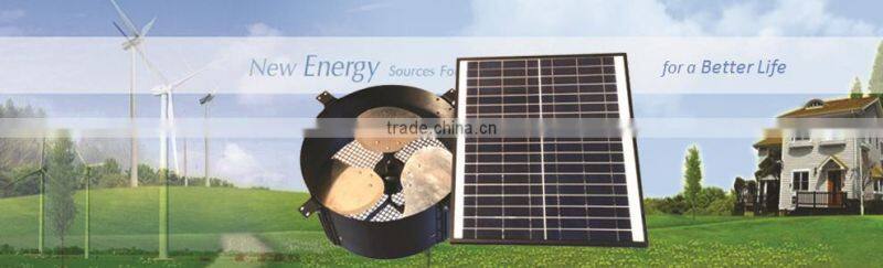 vent goods Solar Gable Fan with battery and adjustable solar panel high quality cooling ventilating