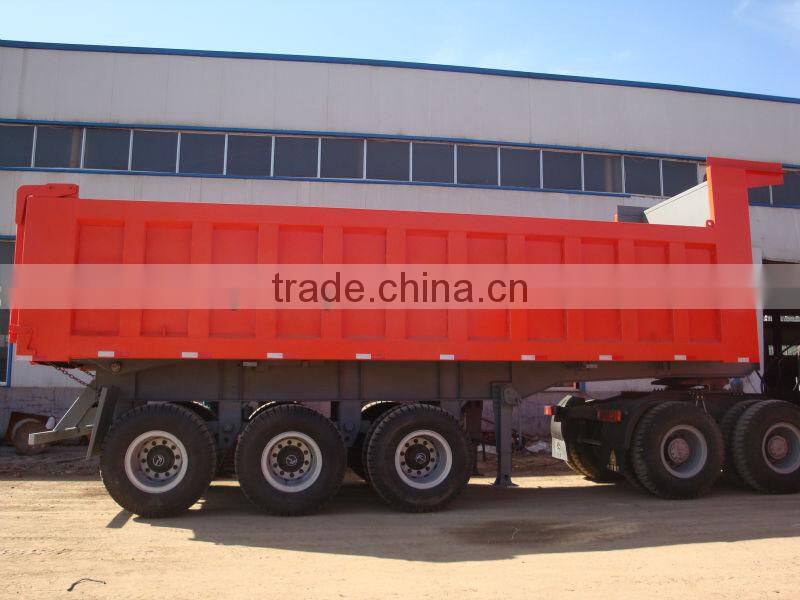SINOTRUK 3 Axle Rear Tipper Truck Trailer