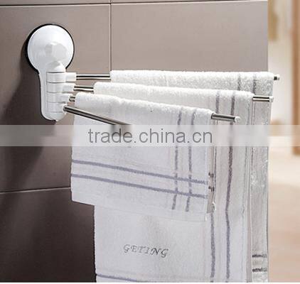 Rotatable 4 Tier Stainless Steel Bathroom Towel Drying Rack Shelf