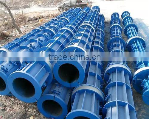 Round conical concrete pole steel mould