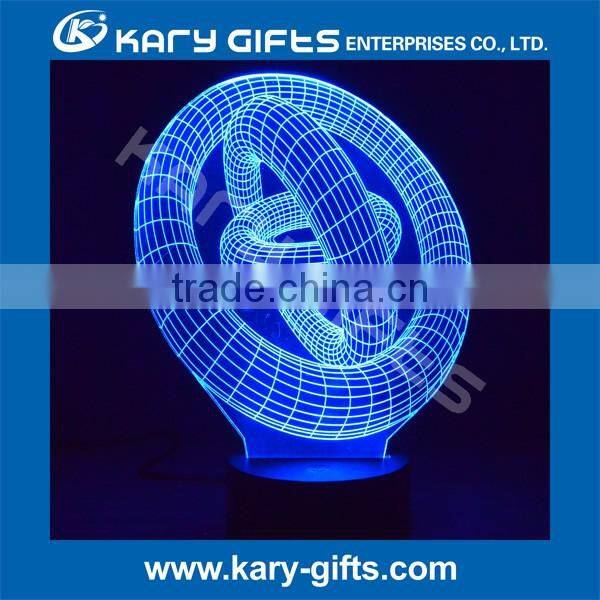 Hotel LED Lamp Table Light 3D Illusion Light