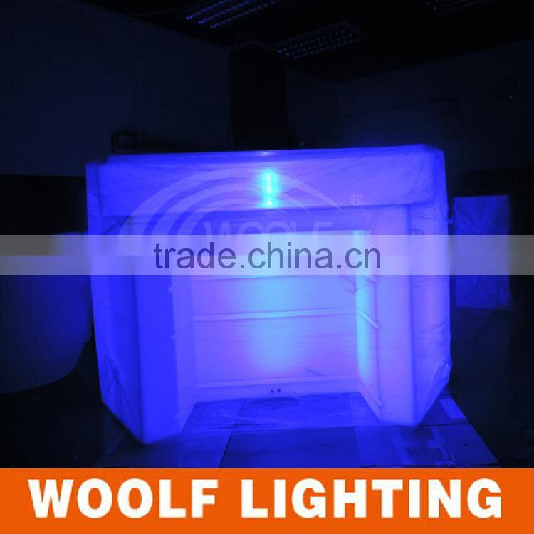 Outdoor Weatherproof Rechargeable Glow LED bar furniture