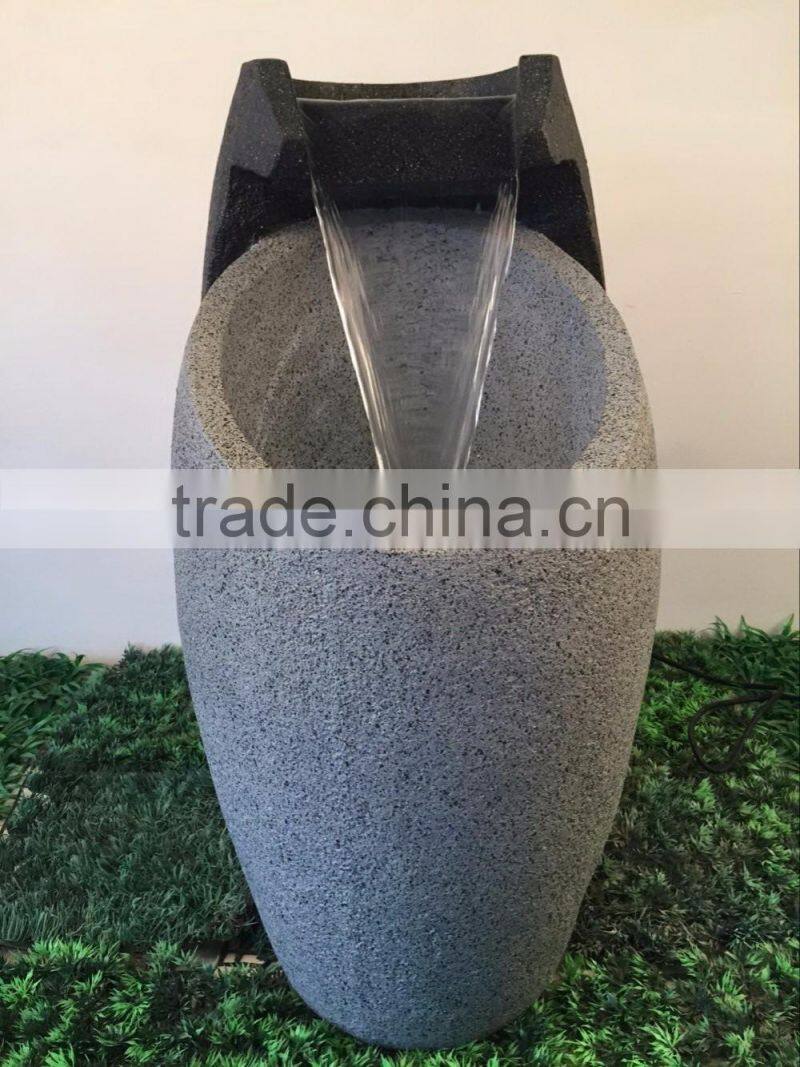 Indoor decor resin made mini tabletop fountain