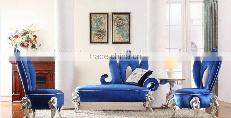 BISINI Furniture European Style Living Room Set, Classic and Aesthetic Solid Wood Lounge Chair/Sofa Chairs (BF01-X1183)