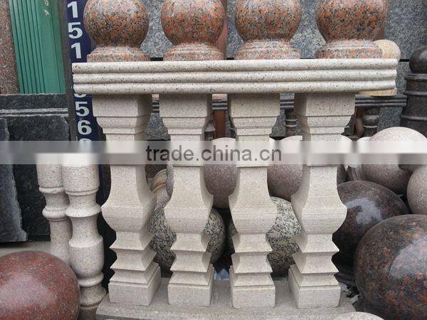 Yellow Sandstone Pillar Baluster For Balconies