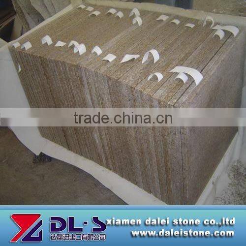 Misty Yellow granite G682 polished floor tile