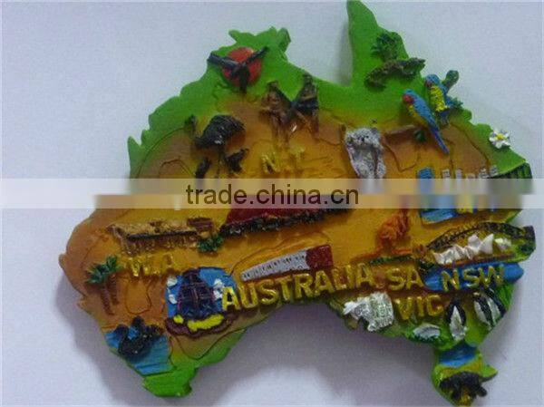 Australia state shaped souvenir magnets