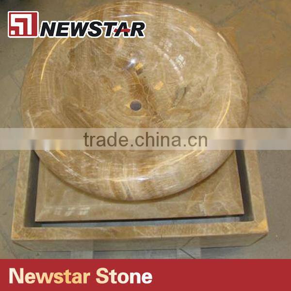 Newstar black amethyst stone sink bowl