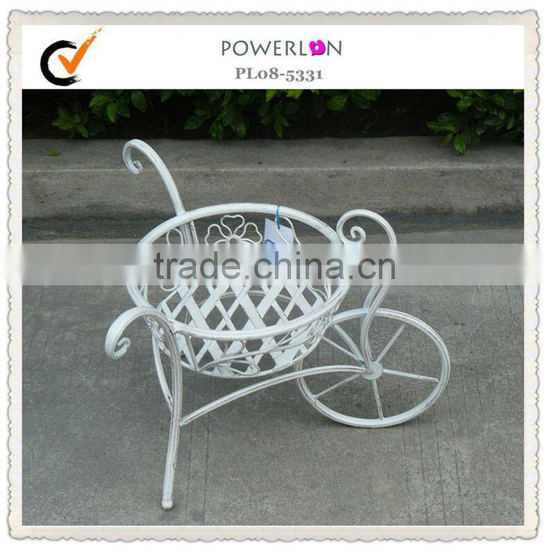 Cute Light Weight Iron Flower Pots Stand For Outdoor or Indoor Decoration