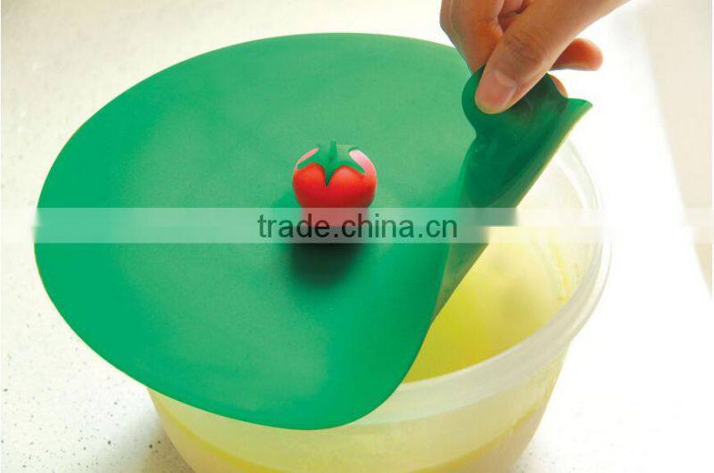silicone lid for cover different size container&Plastic Storage Containers Silicone Lids&Silicone Food container Lid