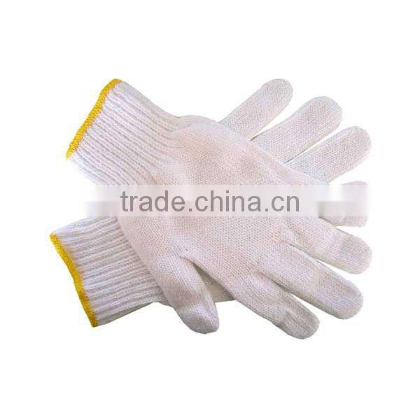 Knitted hand gloves work gloves