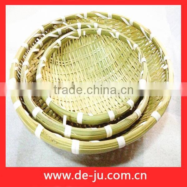 Banneton Oval Bamboo Fruit Camping Basket