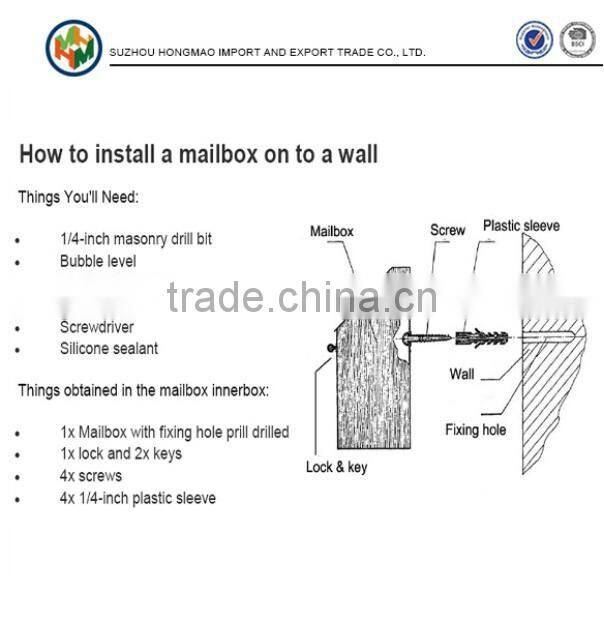 Antique Free Standing Aluminum US mailbox
