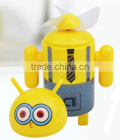 Supply Creative fashion Mini telescopic socket charge Fan