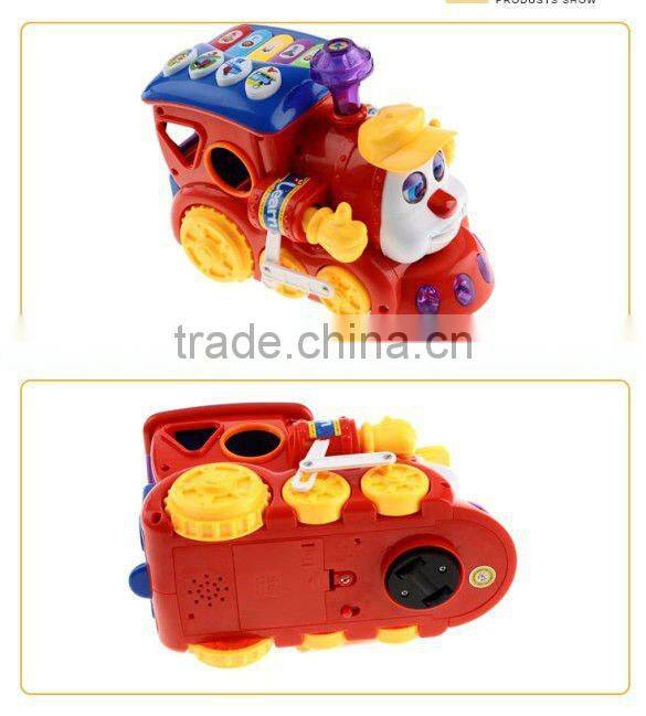 Supply fashion palstic intelligence toys train small order