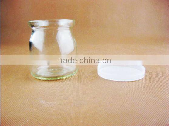 Glass pudding bottle