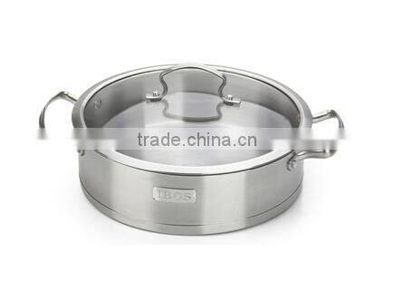 3 pcs stainless steel fry pan/frying pan set