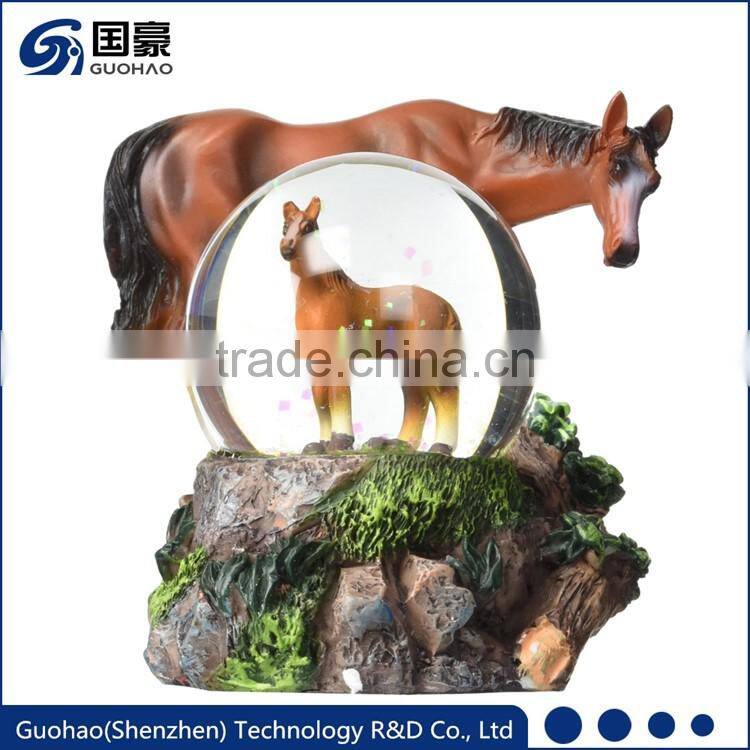 Decorative Horse snowglobes, Horse Water snow globe, Horse snow ball
