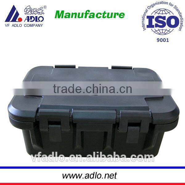 Manufacturing large food grade transportation plastic pie containers