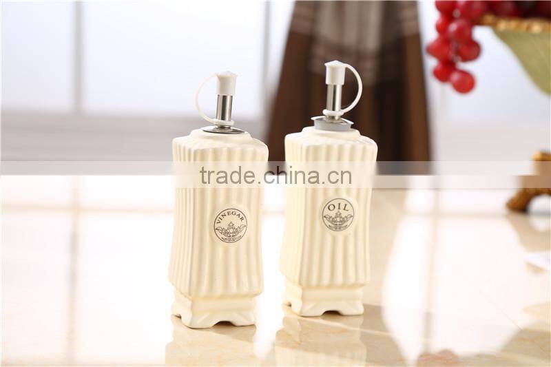Fashion design ceramic canister set