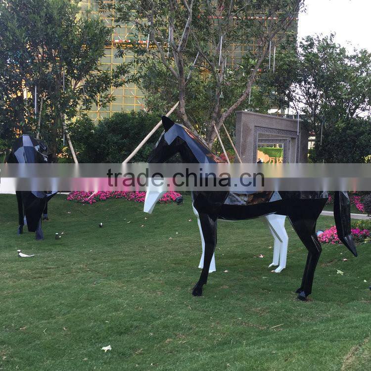 FRP horse sculpture statue