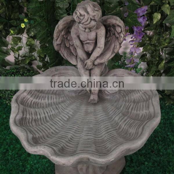 Garden fiberglass bird feeder / bird bath / bird pool