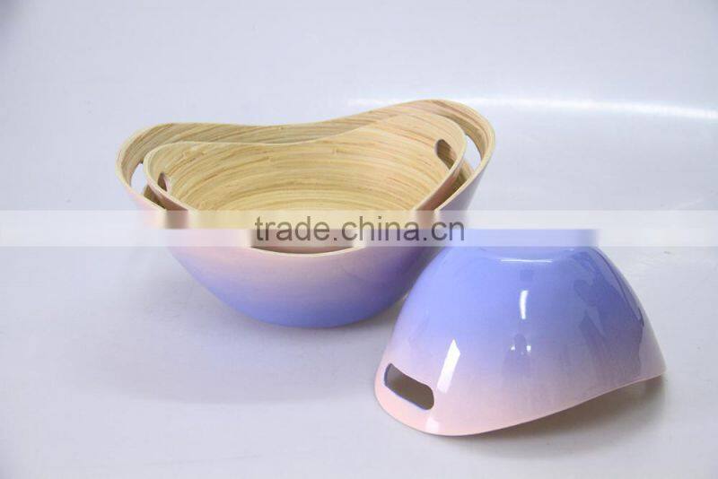 Safe food bamboo bowl made in Vietnam