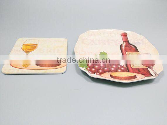 Melamine Printing Cup Coaster