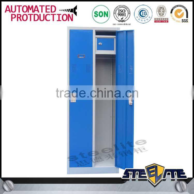 Steel lockers changing room double doors steel locker cabinet