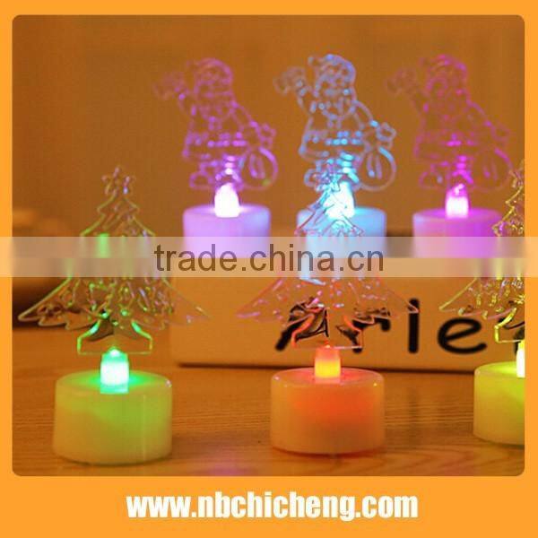 Christmas Plastic Mini Color Changing Gift Light