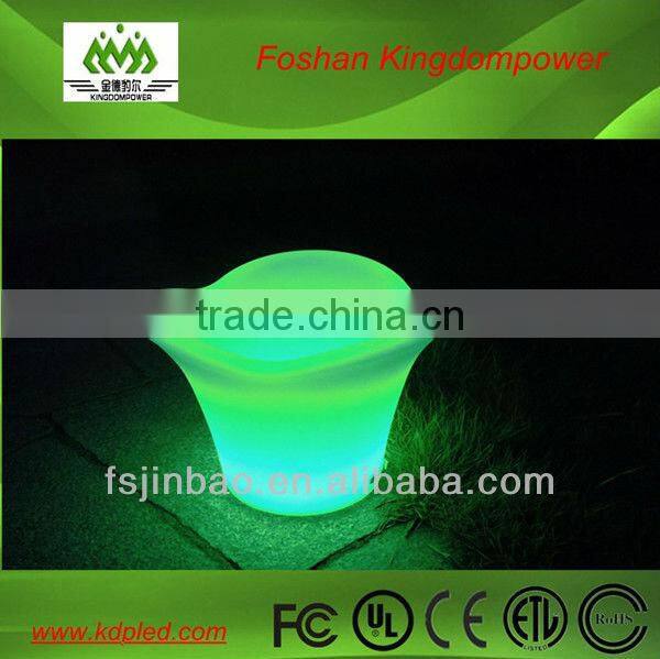 plastic glowing led decorative flowerpot