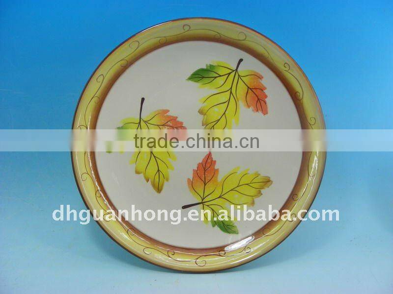 Round Ceramic Salad Bowl