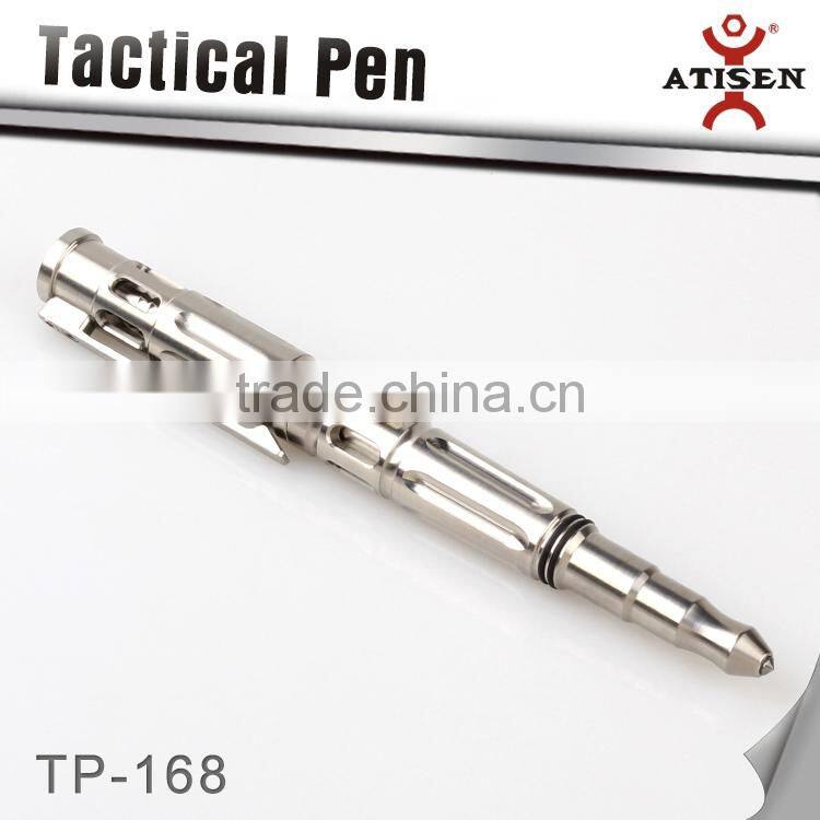 Self Defense Tool hollow out Tactical ball point pen,glass breaker 2 in 1 TP-168