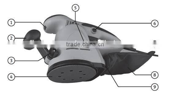 430W 125mm diy cordless electric wood sanders wood sanders