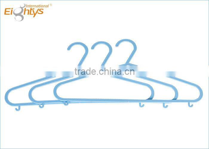 hot sale plastic clothes hanger plastic coat hanger with hook