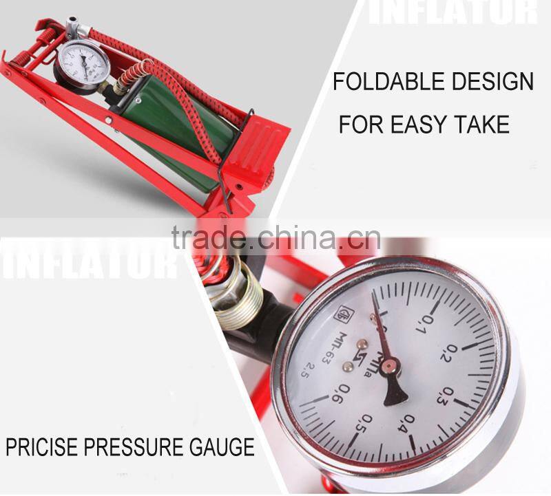 Heavy duty dual cylinder high pressure foot Pump