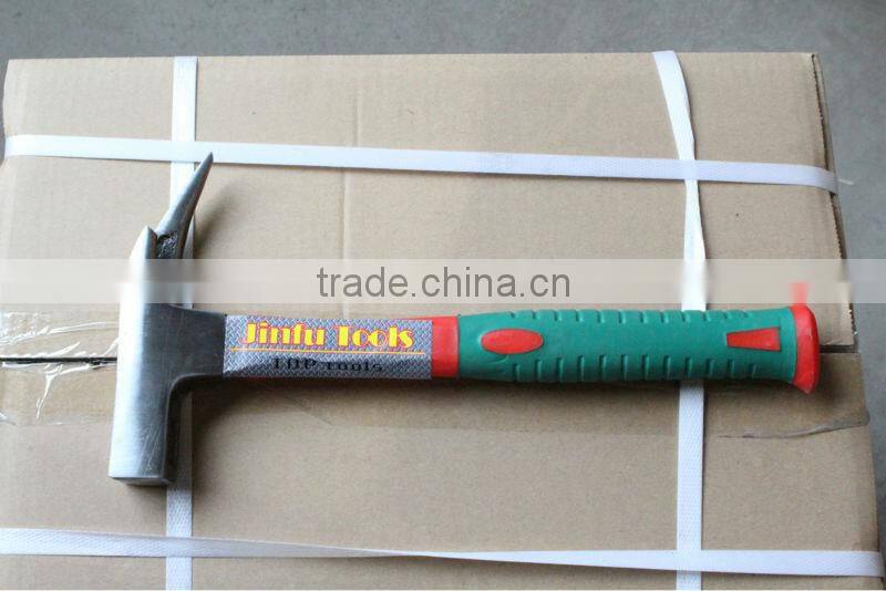 good quality TUV/GS 0.6KG one-piece roofing hammers with steel handle