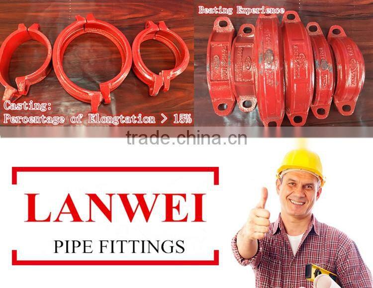 Fire Fighting Ductile Iron Grooved Cap Pipe Fittings